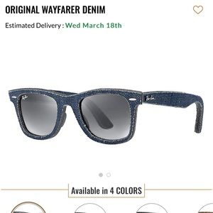 Denim Rayban Wayfarer - RB2140